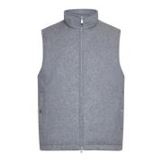 Luxe Wollen Jassen Collectie Brunello Cucinelli , Gray , Heren