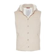 Elegant Sand Coats Brunello Cucinelli , Beige , Heren