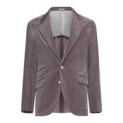 Luxe Blazer Jasjes Brunello Cucinelli , Purple , Heren