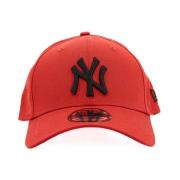 NY Yankees Baseball Cap Zwart New Era , Red , Heren