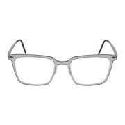 Titanium Cat Eye Bril Lindbergh , Gray , Unisex