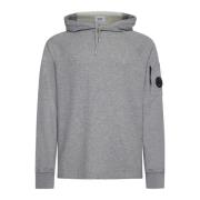 Fleece Katoenen Hoodie C.p. Company , Gray , Heren