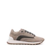 Ice Sneakers voor een coole look Brunello Cucinelli , Beige , Dames