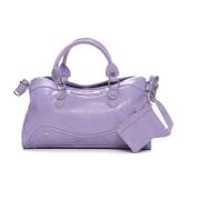 Ecs m satchel handbag Liu Jo , Purple , Dames