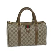 Pre-owned Canvas handbags Gucci Vintage , Beige , Dames