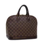 Pre-owned Canvas handbags Louis Vuitton Vintage , Brown , Dames