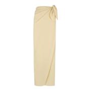 Yak Wol Omslagrok Cortana , Beige , Dames