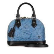 Pre-owned Leather louis-vuitton-bags Louis Vuitton Vintage , Blue , Da...