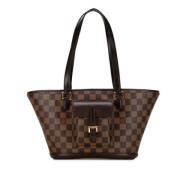 Pre-owned Leather louis-vuitton-bags Louis Vuitton Vintage , Brown , D...