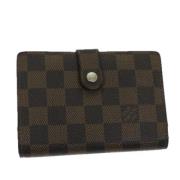 Pre-owned Canvas wallets Louis Vuitton Vintage , Brown , Dames