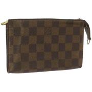 Pre-owned Canvas pouches Louis Vuitton Vintage , Brown , Dames