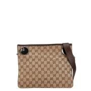 Pre-owned Canvas gucci-bags Gucci Vintage , Brown , Dames