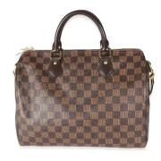 Pre-owned Canvas handbags Louis Vuitton Vintage , Brown , Dames