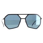 Pre-owned Metal sunglasses Prada Vintage , Black , Dames