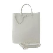 Pre-owned Leather handbags Louis Vuitton Vintage , White , Dames