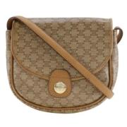 Pre-owned Leather celine-bags Celine Vintage , Beige , Dames