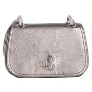 Pre-owned Leather crossbody-bags Jimmy Choo Pre-owned , Gray , Dames