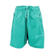 Bermuda Shorts met Logo Print Pharmacy Industry , Green , Heren