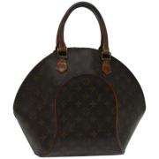 Pre-owned Canvas handbags Louis Vuitton Vintage , Brown , Dames