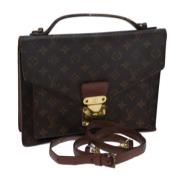 Pre-owned Canvas handbags Louis Vuitton Vintage , Brown , Dames