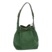 Pre-owned Leather louis-vuitton-bags Louis Vuitton Vintage , Green , D...