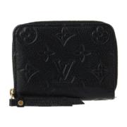 Pre-owned Canvas wallets Louis Vuitton Vintage , Black , Dames