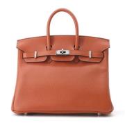 Pre-owned Leather handbags Hermès Vintage , Brown , Dames