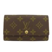 Pre-owned Canvas wallets Louis Vuitton Vintage , Brown , Dames