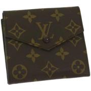 Pre-owned Canvas wallets Louis Vuitton Vintage , Brown , Dames