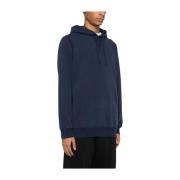 Blauwe Katoenen Hoodie met Franse Terry Voering Gramicci , Blue , Here...