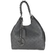 Pre-owned Leather handbags Louis Vuitton Vintage , Black , Dames