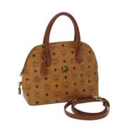 Pre-owned Leather handbags MCM Pre-owned , Brown , Dames