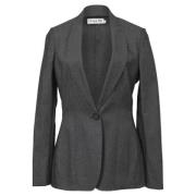 Pre-owned Wool outerwear Dior Vintage , Gray , Dames