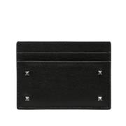 Pre-owned Leather wallets Valentino Vintage , Black , Dames