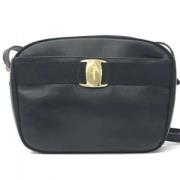 Pre-owned Fabric shoulder-bags Salvatore Ferragamo Pre-owned , Black ,...