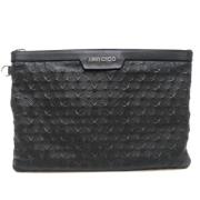 Pre-owned Fabric clutches Jimmy Choo Pre-owned , Black , Dames