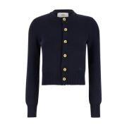 Sailor Cardigan Sweaters Ami Paris , Blue , Dames