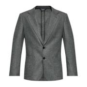 Wollen blazer Dolce & Gabbana , Gray , Heren