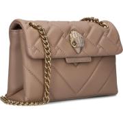 Taupe Leren Schoudertas met Elegant Ontwerp Kurt Geiger , Beige , Dame...