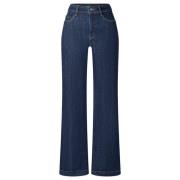 Droom Wijd Flex Denim Jeans MAC , Blue , Dames