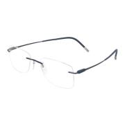 Titanium Square Frame Glasses Silhouette , White , Unisex