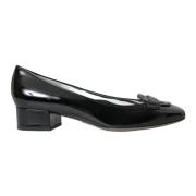 Zwarte Lakleren Blokhak Pumps Dolce & Gabbana , Black , Dames