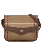 Pre-owned Canvas shoulder-bags Burberry Vintage , Brown , Dames