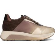 Bruin Suède Lage Dames Sneakers Softwaves , Brown , Dames