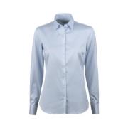 Lichtblauwe Stretch Shirt Stenströms , Blue , Dames