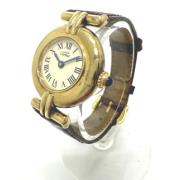 Pre-owned Stainless Steel watches Cartier Vintage , White , Dames