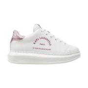 Witte Roze Sneakers Kapri Karl Lagerfeld , White , Dames