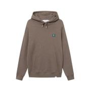 Comfort Hoodie Les Deux , Brown , Heren