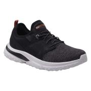 Solvano Sneakers Skechers , Black , Heren