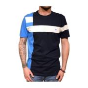 T-shirt met Korte Mouwen en Contrastbanden Harmont & Blaine , Blue , H...